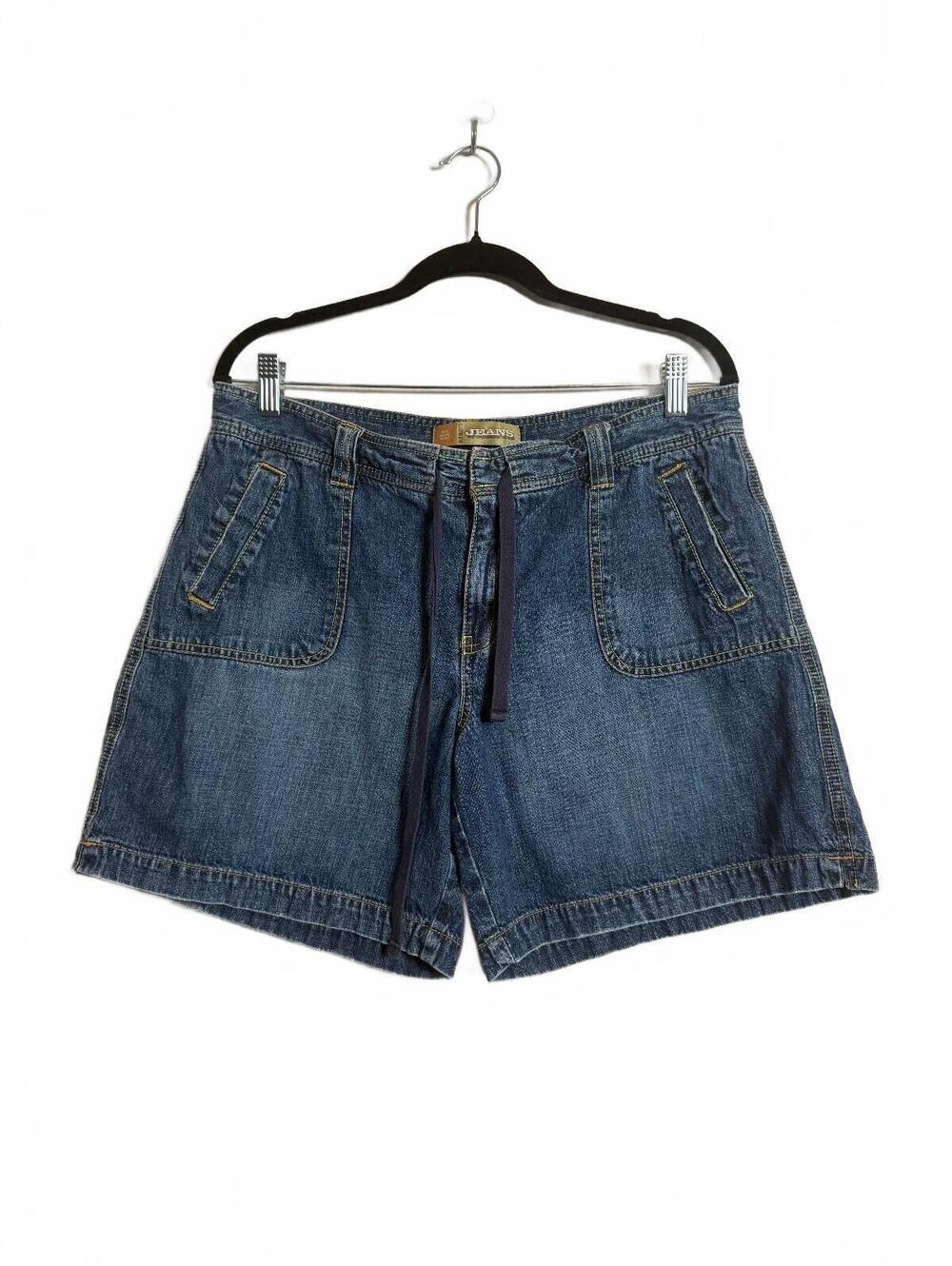 Granola Girl Basic Denim Shorts Jorts with DrawString